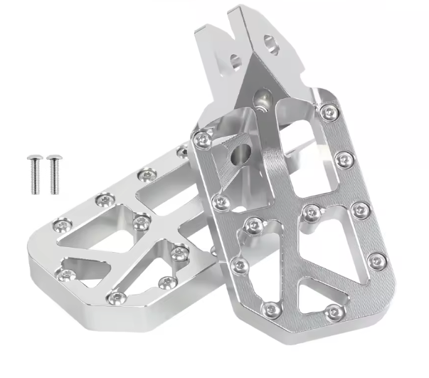 Surron Chrome Peg set with Chrome Peg bracket