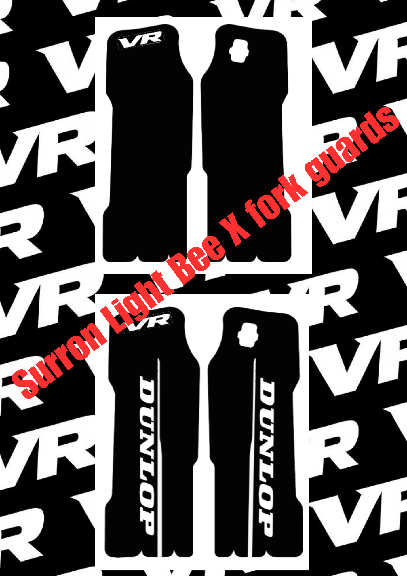 Surron LBX Fork guard stickers