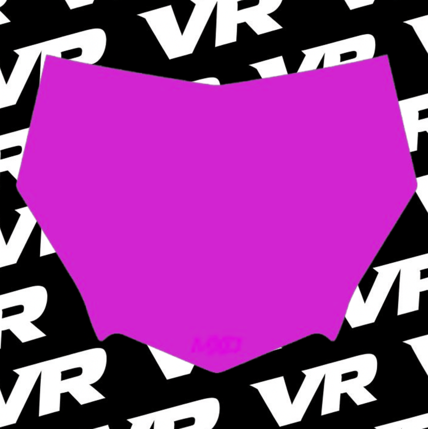 Customizable Moto cuts plate decal